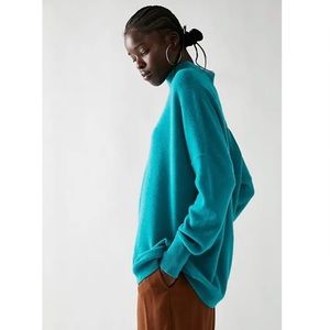 Free People Ottoman Cashmere tunic sweater $248 XS NWT